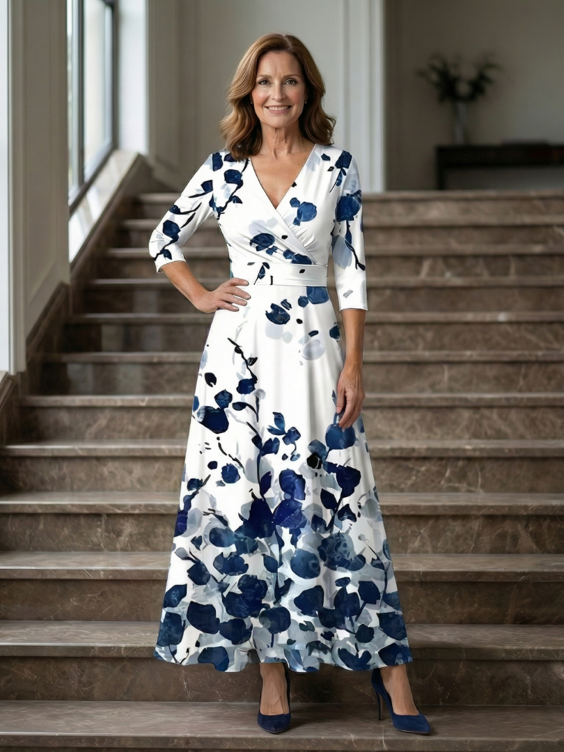 Florani® | VALENTINA Elegant Maxi Dress