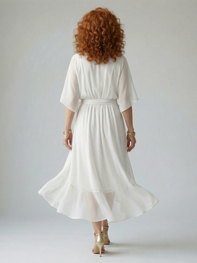 Florani® | AURORA Midi Elegant Dress