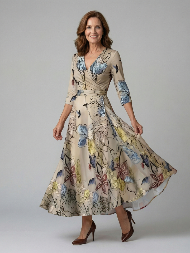 Florani® | VALENTINA Elegant Maxi Dress
