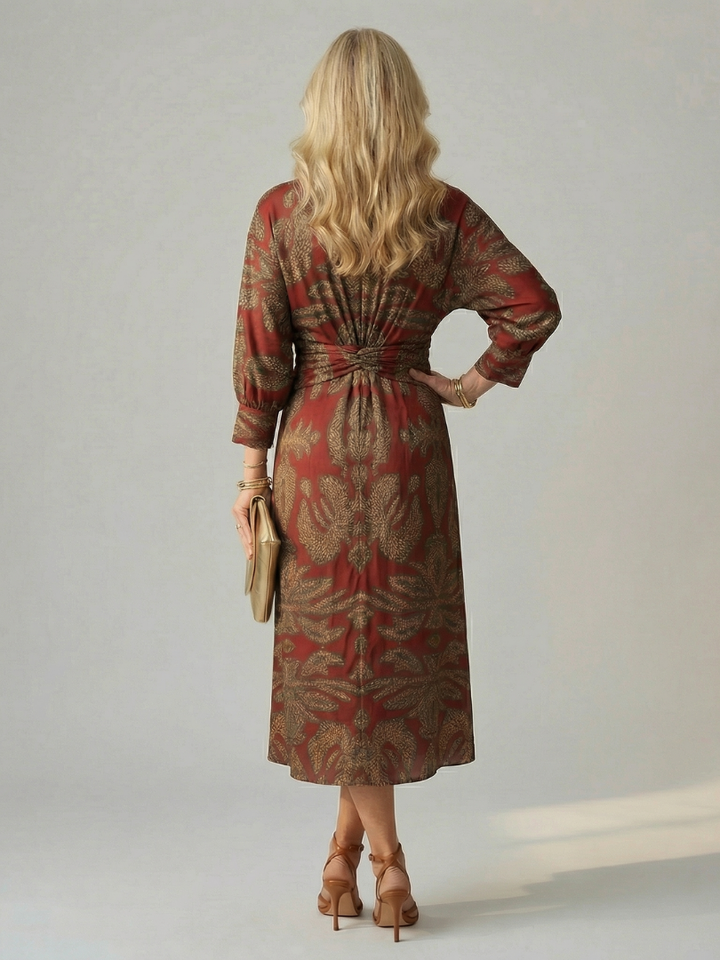 Florani® | VICTORIA Elegant Midi Dress