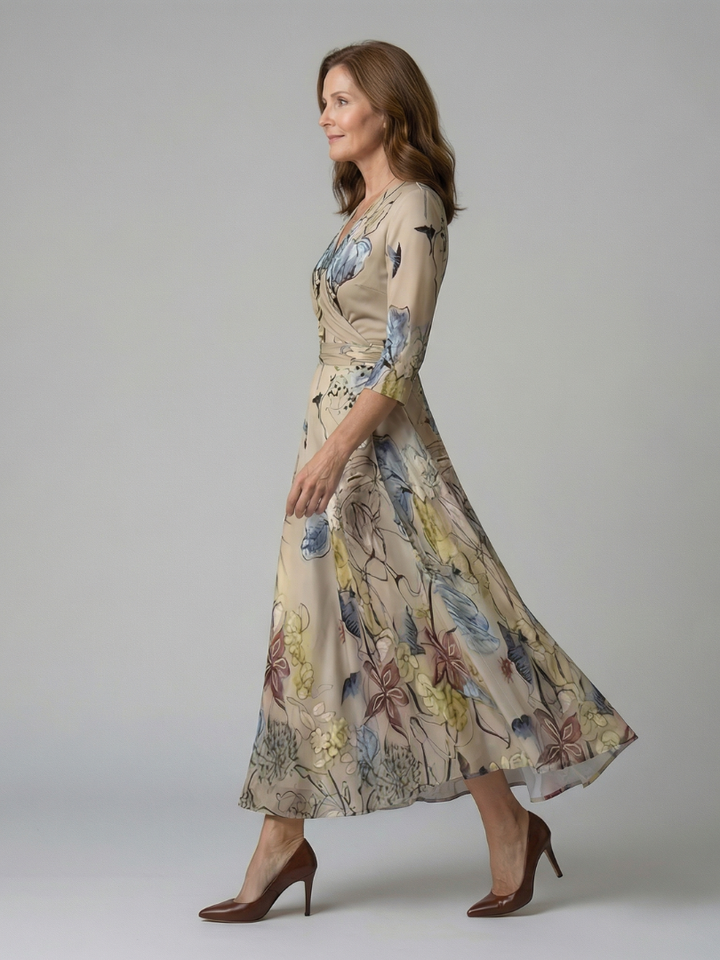 Florani® | VALENTINA Elegant Maxi Dress