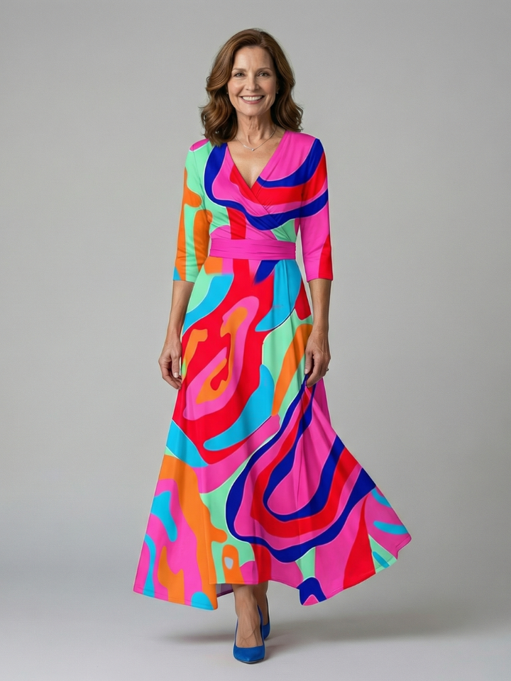 Florani® | VALENTINA Elegant Maxi Dress