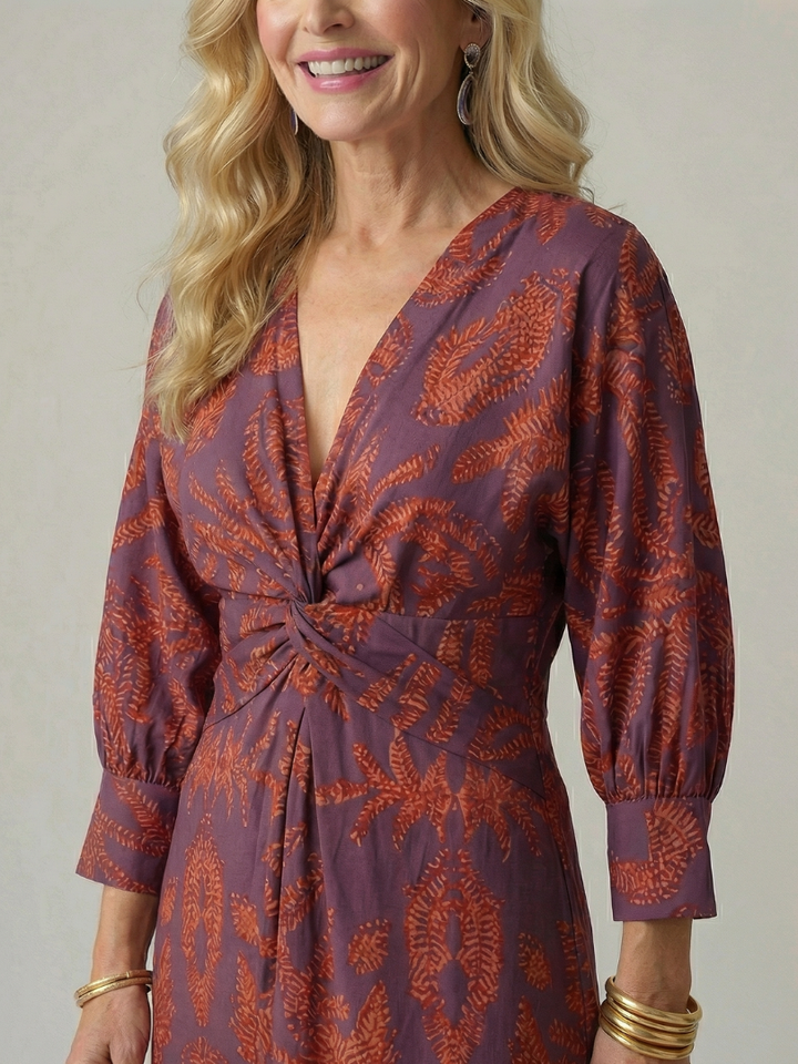 Florani® | VICTORIA Elegant Midi Dress