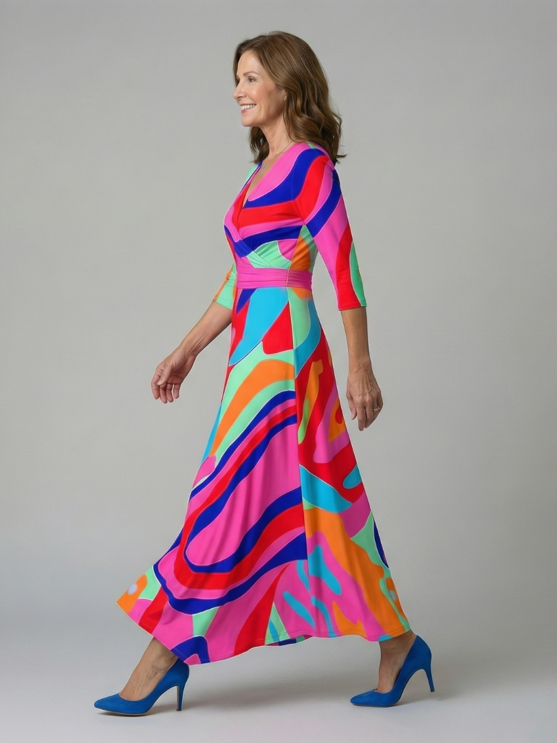 Florani® | VALENTINA Elegant Maxi Dress