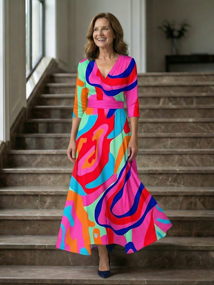Florani® | VALENTINA Elegant Maxi Dress