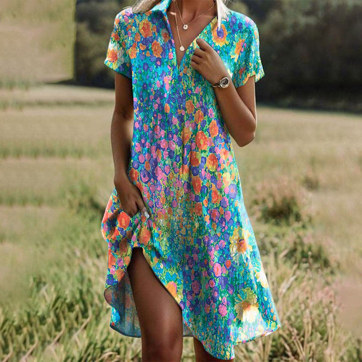 Florani® | CHLOE Elegant Midi Dress