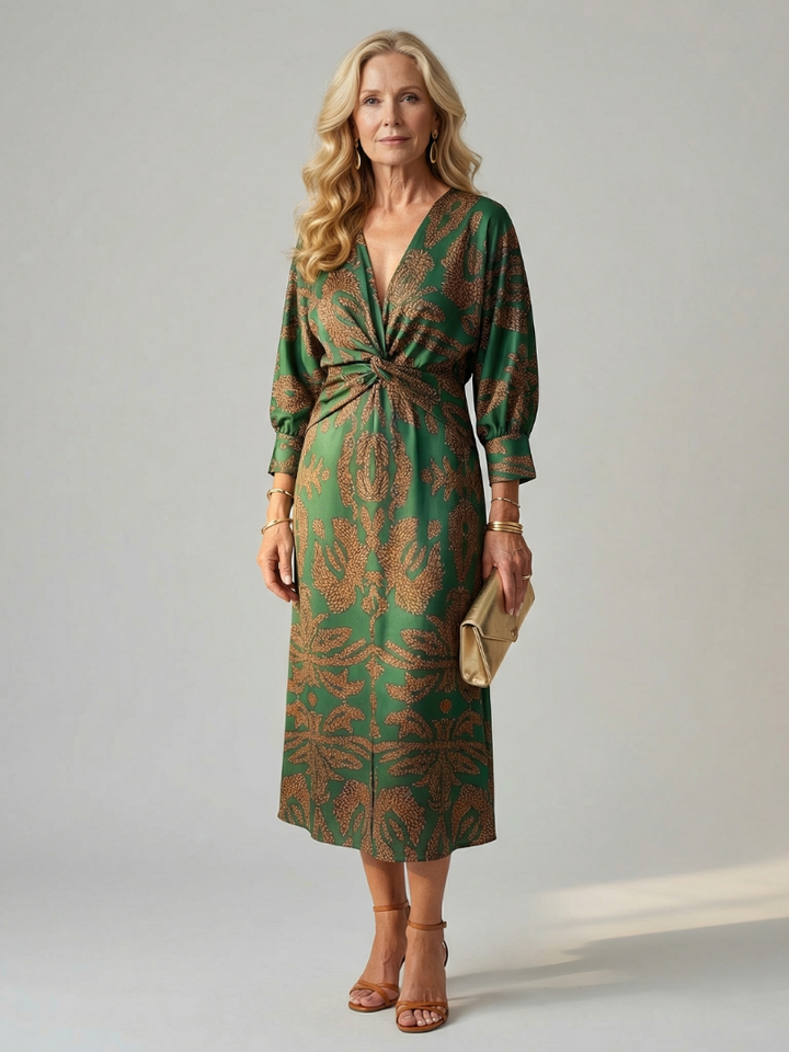 Florani® | VICTORIA Elegant Midi Dress