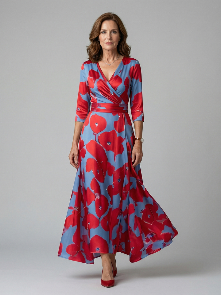 Florani® | VALENTINA Elegant Maxi Dress