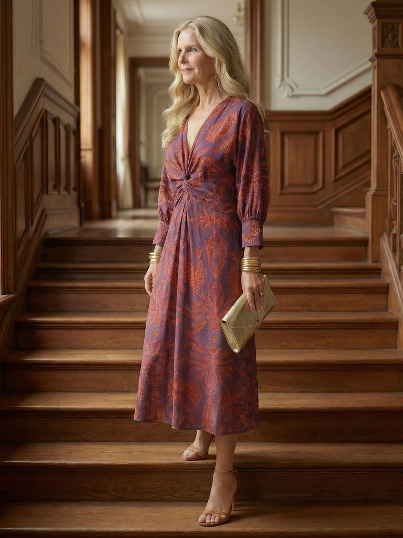 Florani® | VICTORIA Elegant Midi Dress