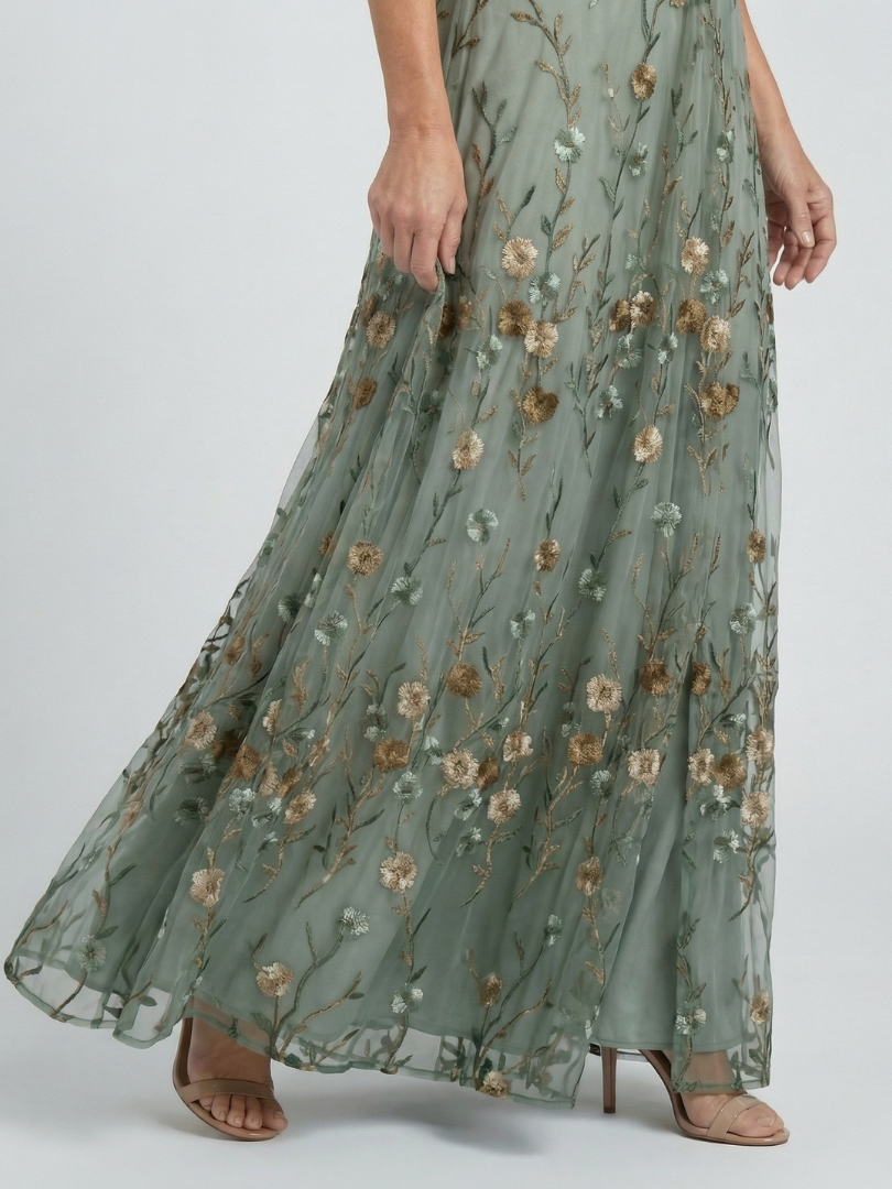 Florani® | SERENA Elegant Midi Dress
