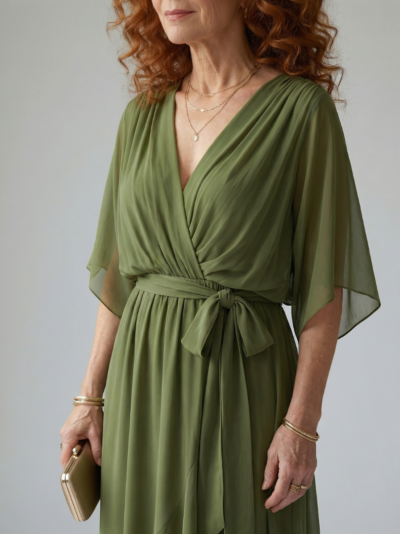 Florani® | AURORA Midi Elegant Dress