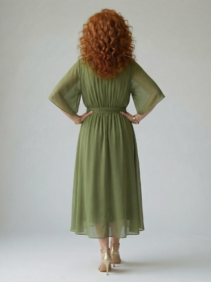 Florani® | AURORA Midi Elegant Dress