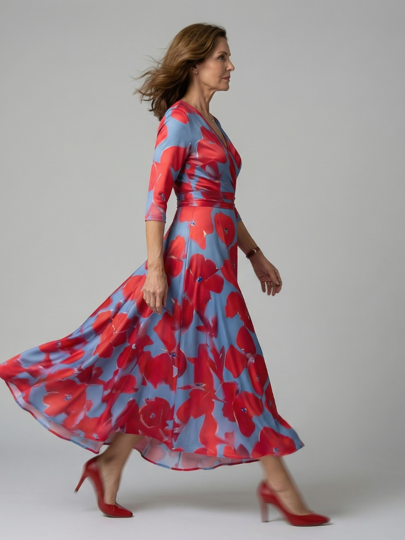Florani® | VALENTINA Elegant Maxi Dress
