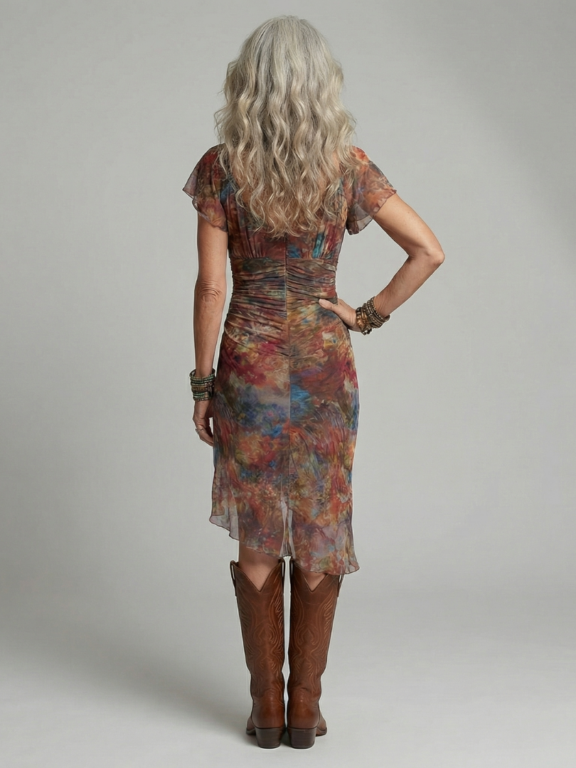 Florani® | ELISE Elegant Midi Dress