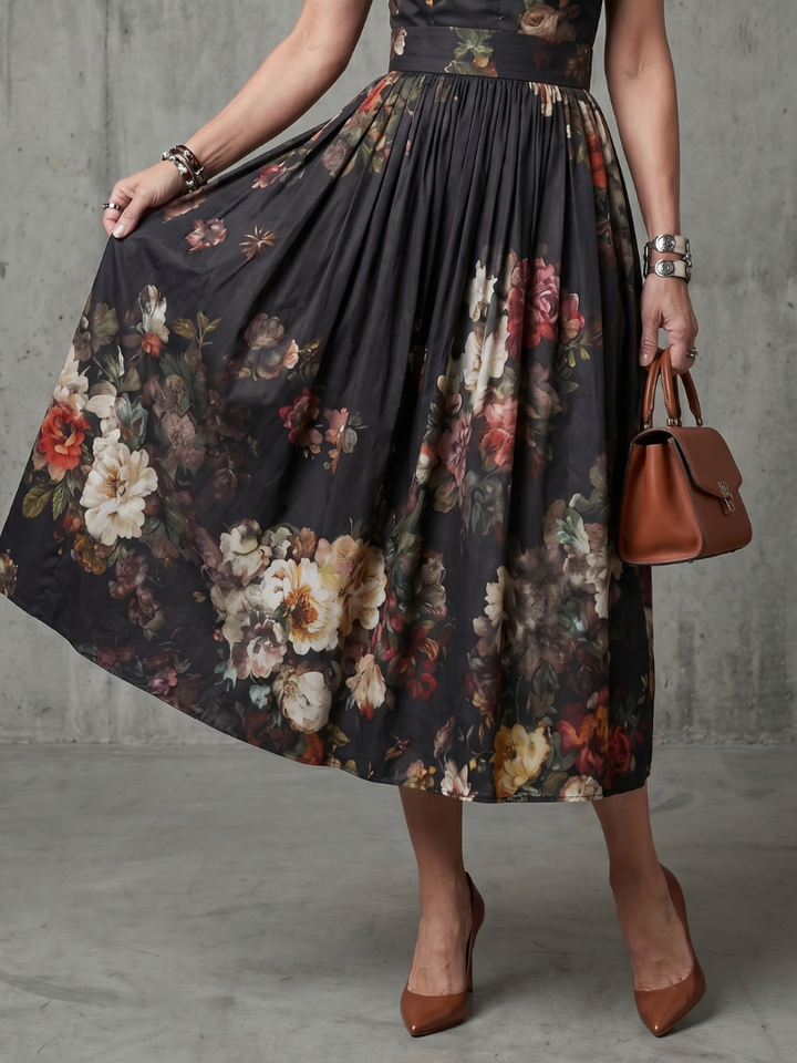 Florani® | SIENNA Elegant Midi Dress