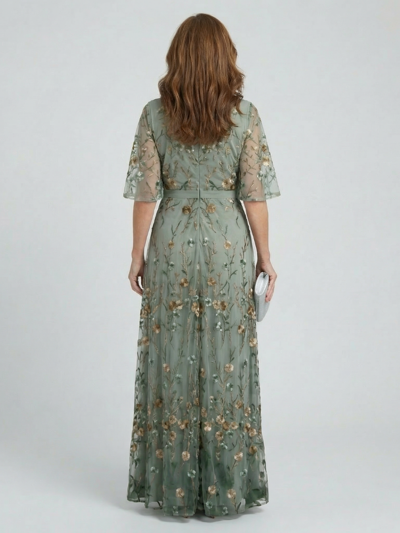 Florani® | SERENA Elegant Midi Dress