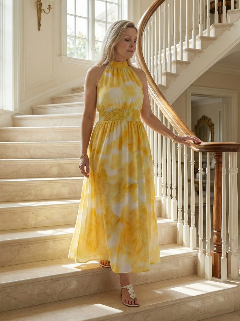 Florani® | GABRIELLA Elegant Midi Dress