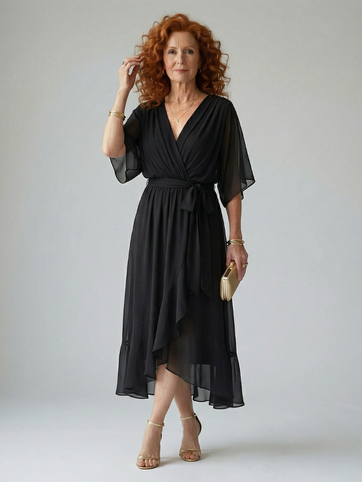 Florani® | AURORA Midi Elegant Dress