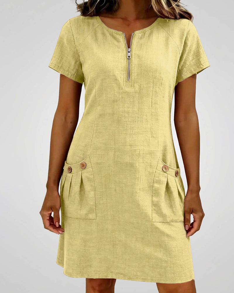 Florani® | NOELLE casual A-line Mini Dress