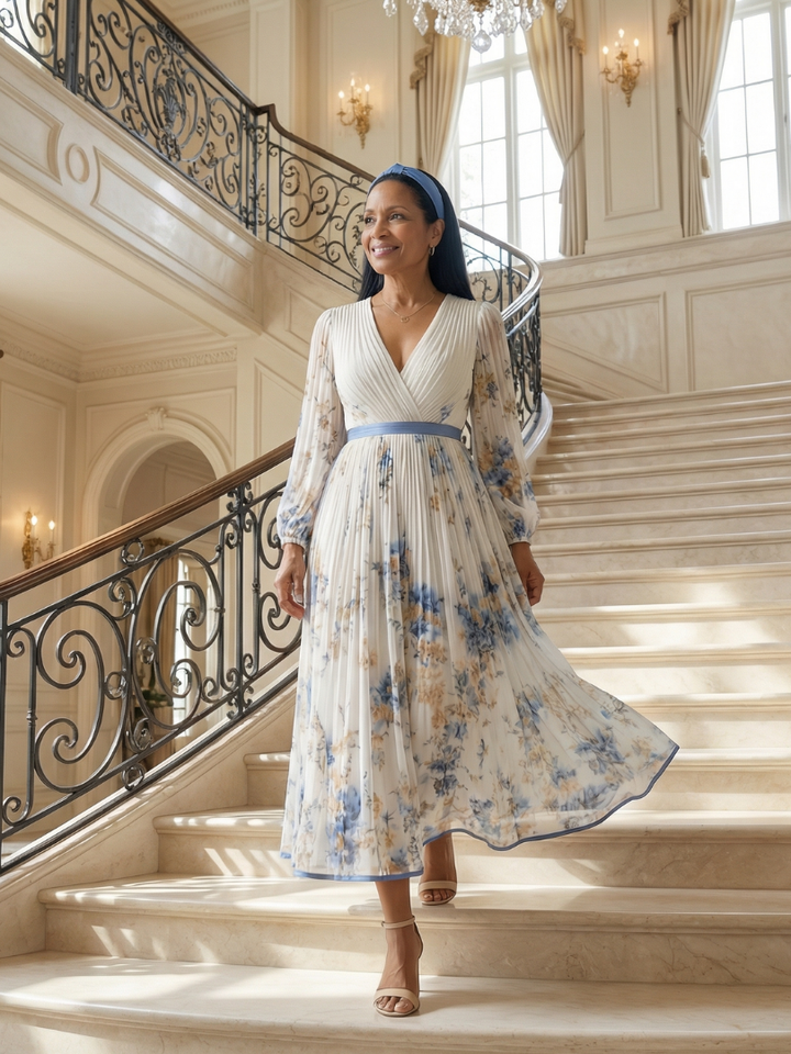 Florani® | STELLA Elegant Midi Dress