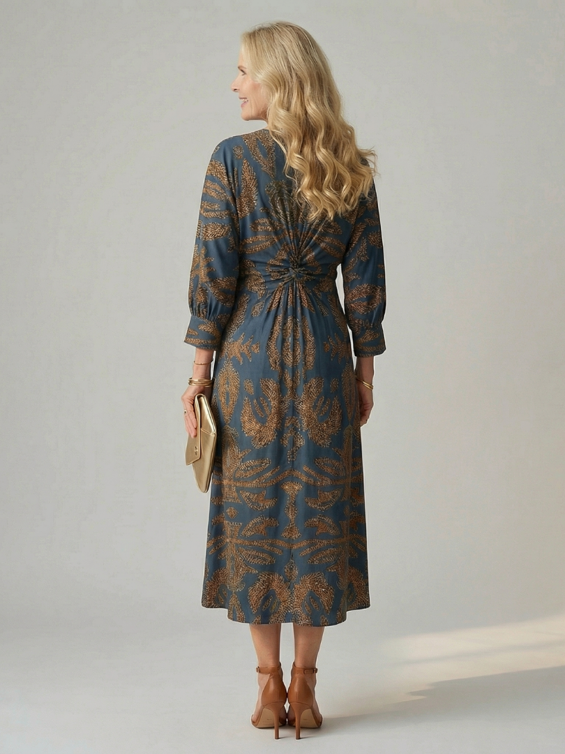 Florani® | VICTORIA Elegant Midi Dress