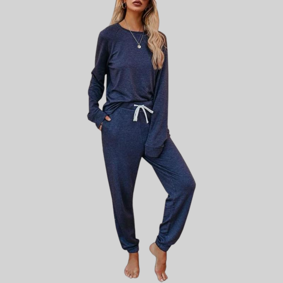 Jocelyn™ - Casual Long Sleeve and Sweatpants Set