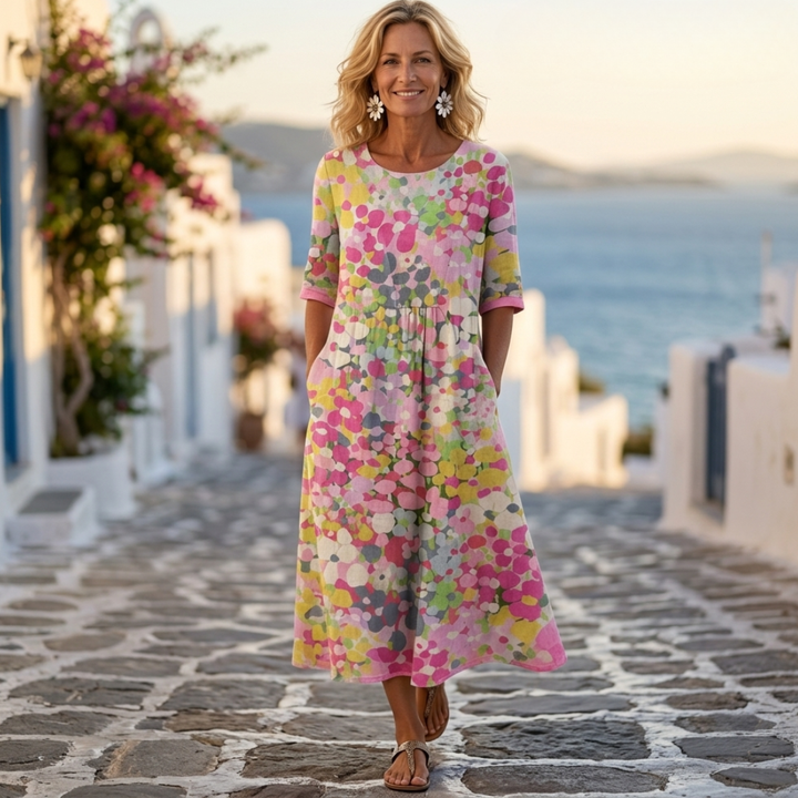 Florani® | EMILIA Elegant Midi Dress
