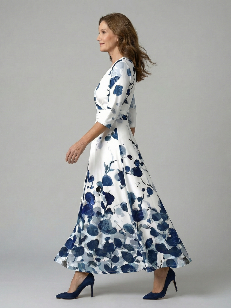 Florani® | VALENTINA Elegant Maxi Dress