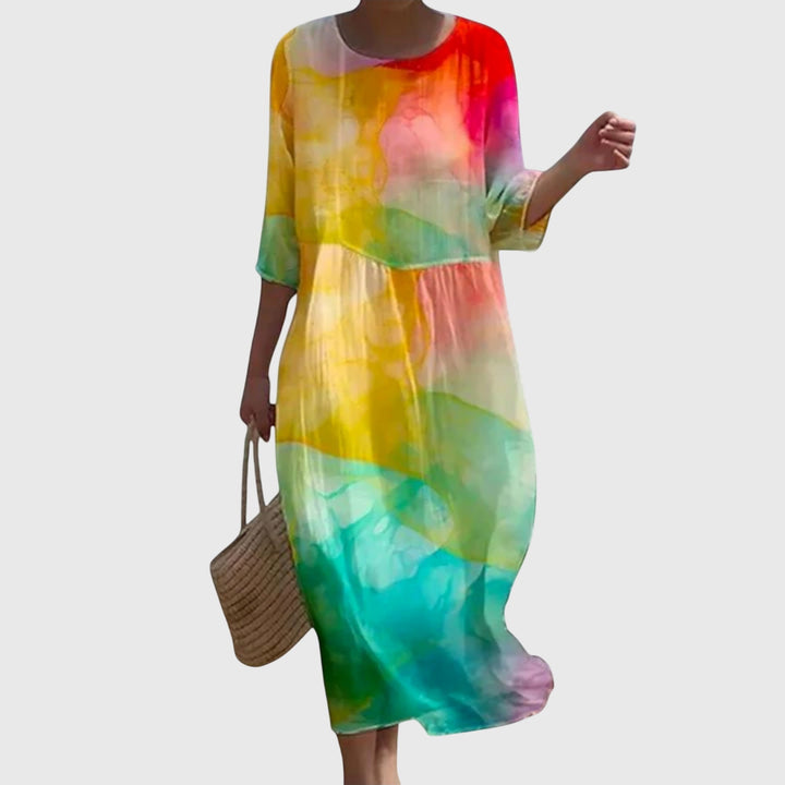 Olivia | Stylish Floral Maxi Dress