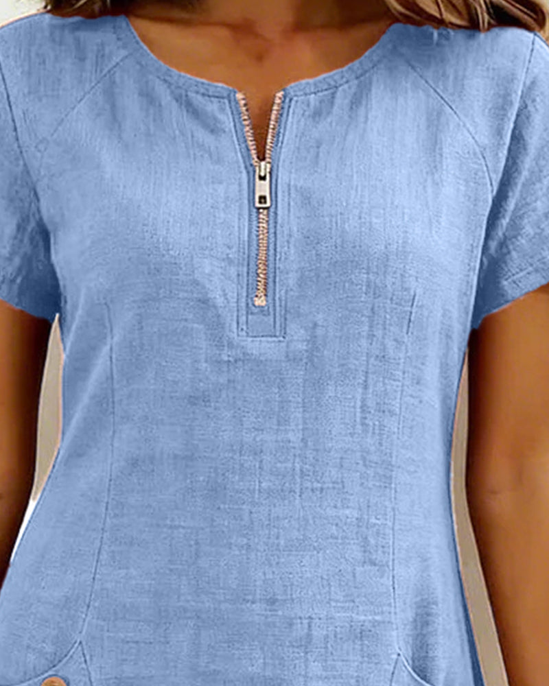 Florani® | NOELLE casual A-line Mini Dress