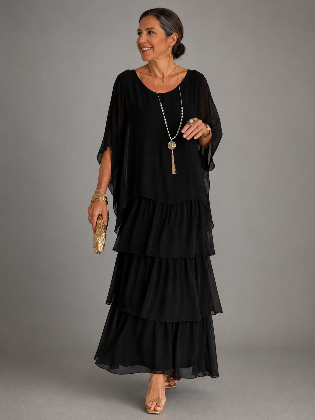 Florani® | HARPER Layered Maxi Dress