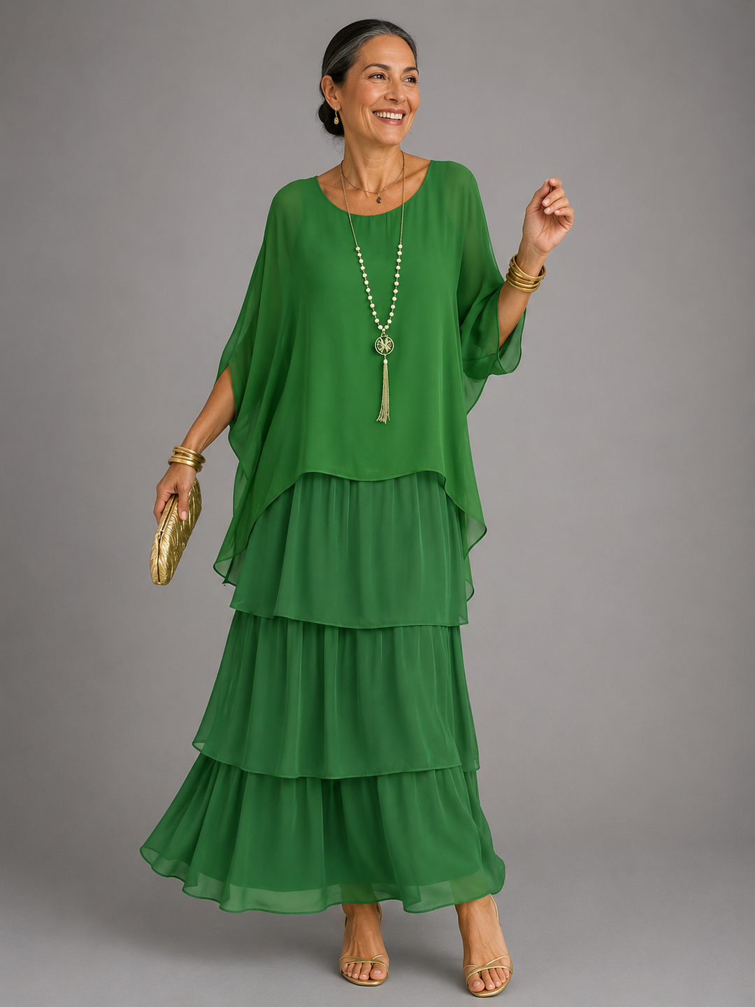 Florani® | HARPER Layered Maxi Dress