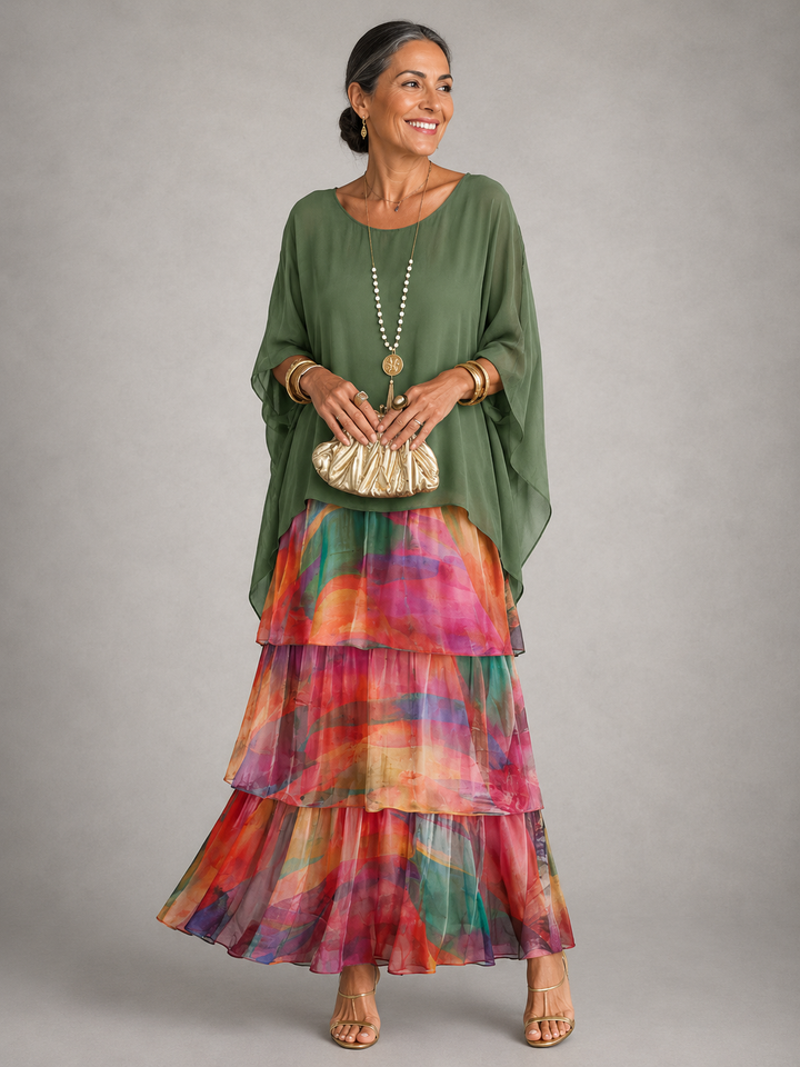 Florani® | HARPER Layered Maxi Dress