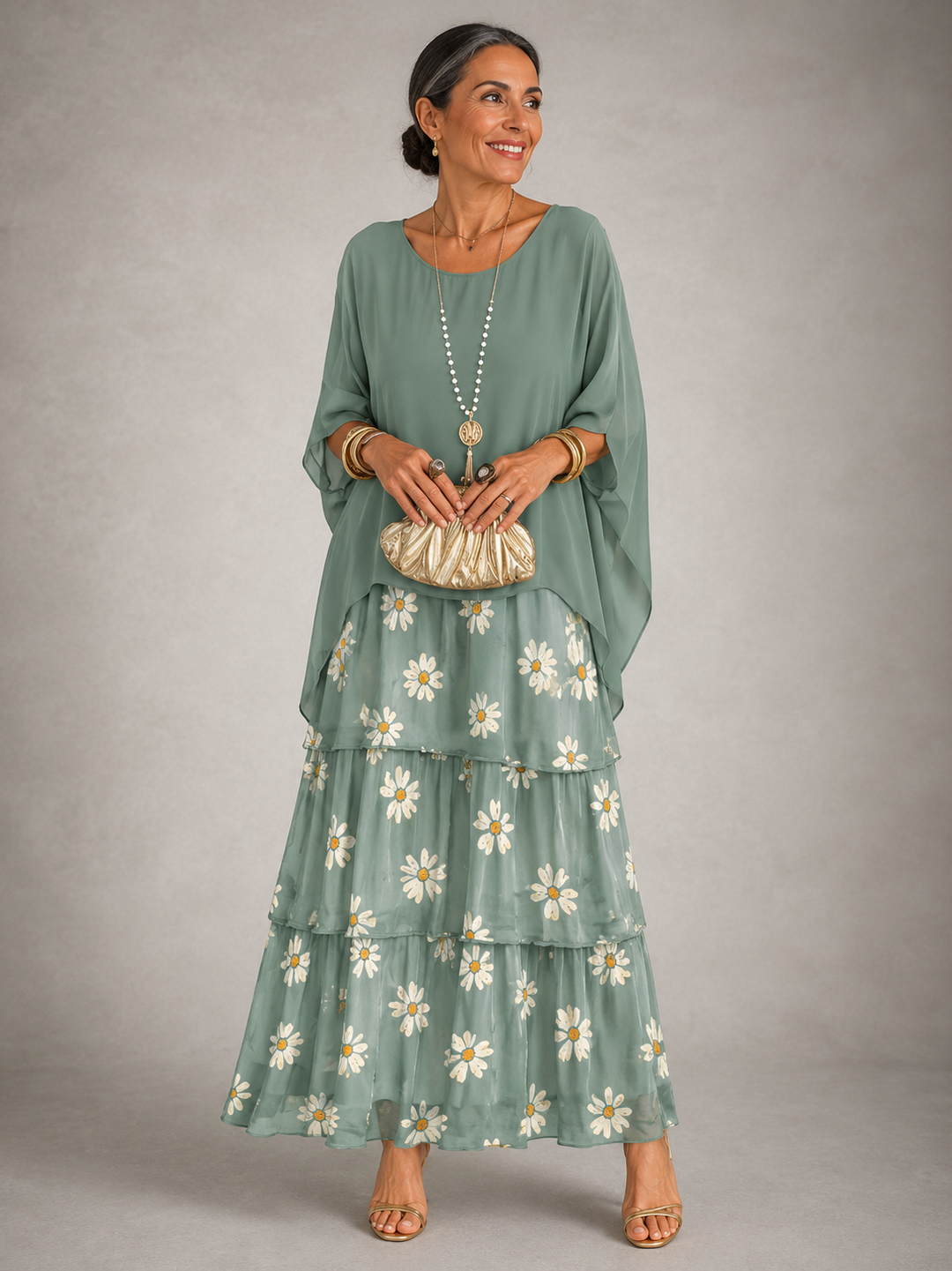 Florani® | HARPER Layered Maxi Dress