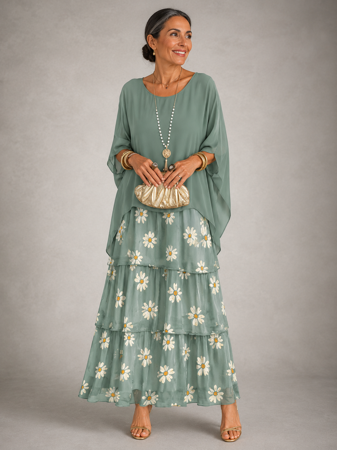 HARPER  | Layered Maxi Dress