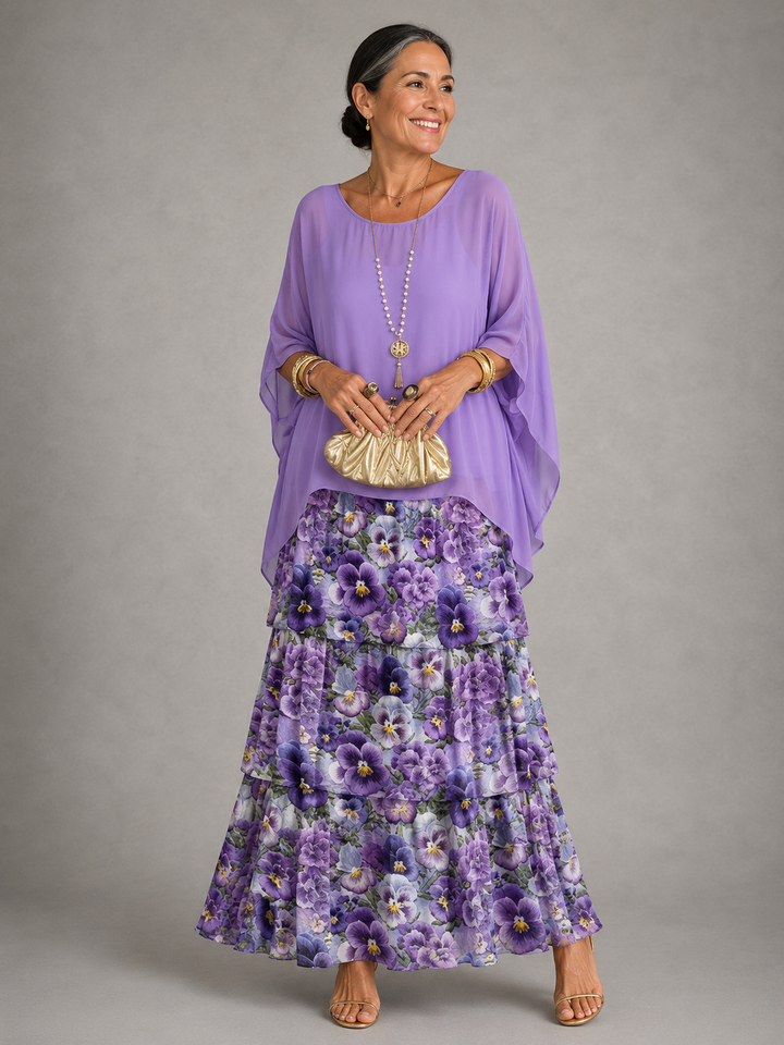 Florani® | HARPER Layered Maxi Dress