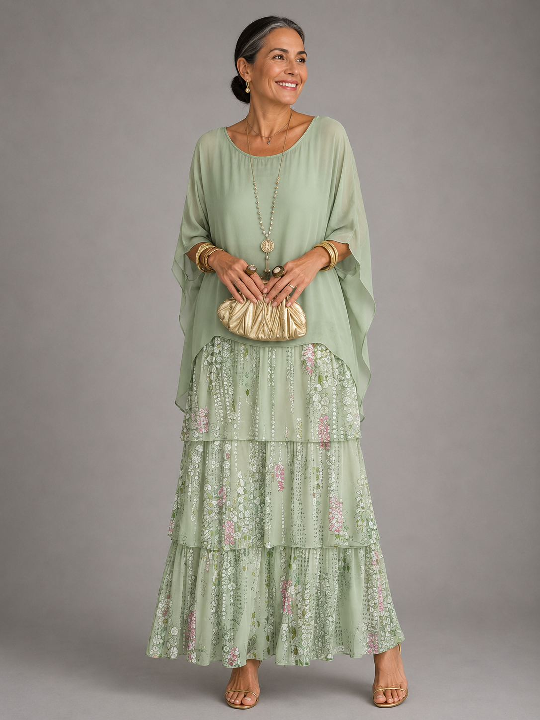HARPER  | Layered Maxi Dress