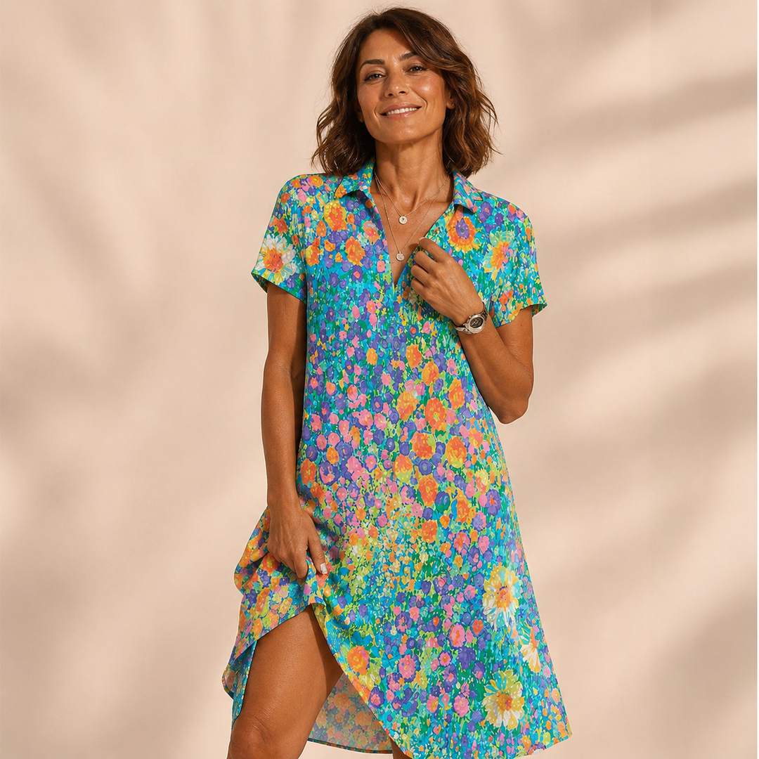 Florani® | CHLOE Elegant Midi Dress