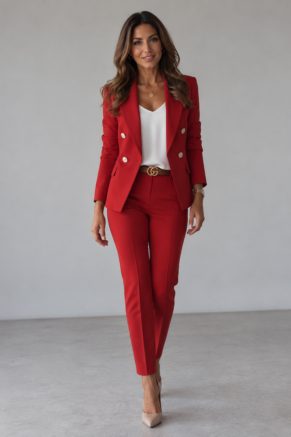 Lucy Laurent | Elegant Tailored Suit Set For Women