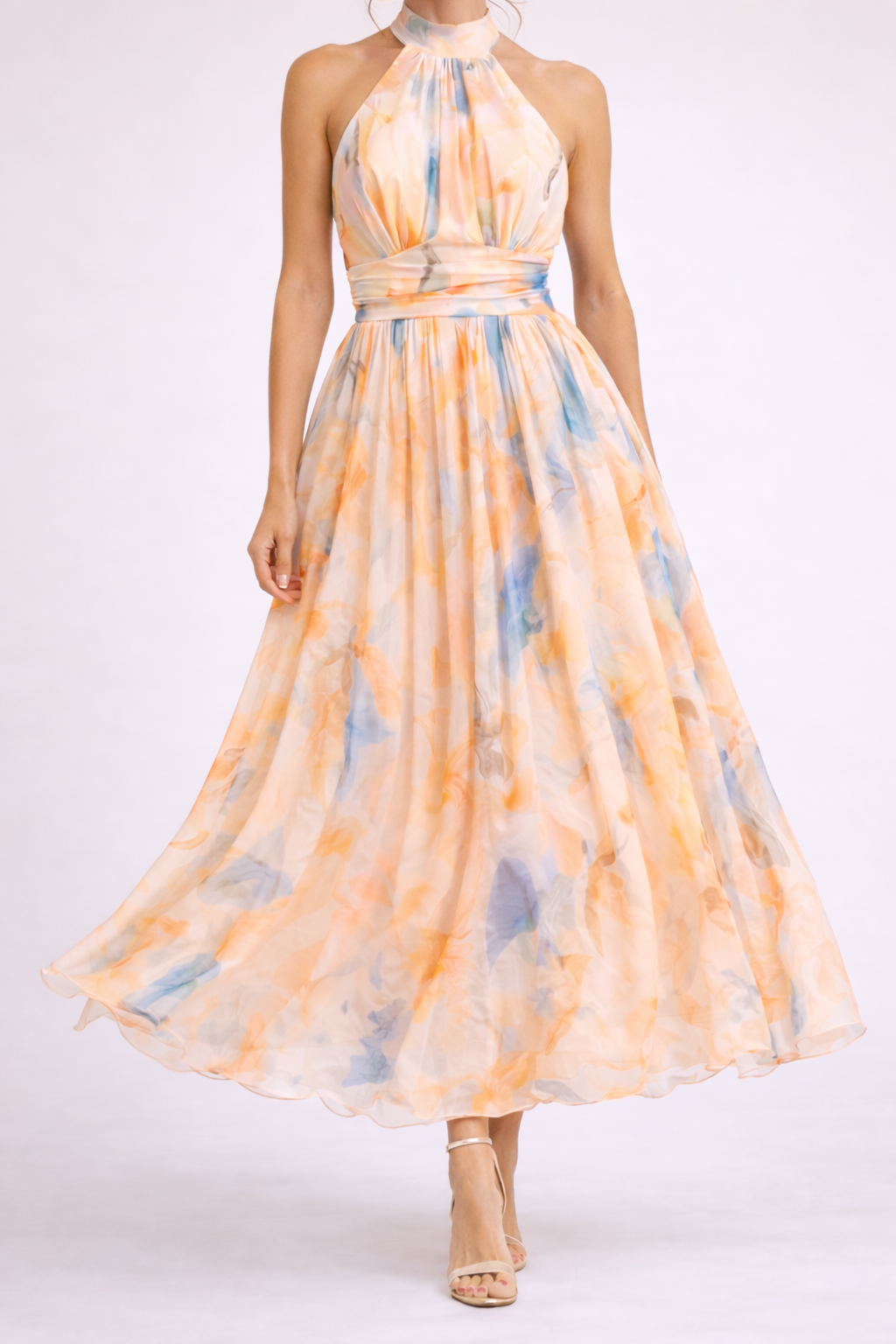 Florani® | ALBA Elegant Midi Dress