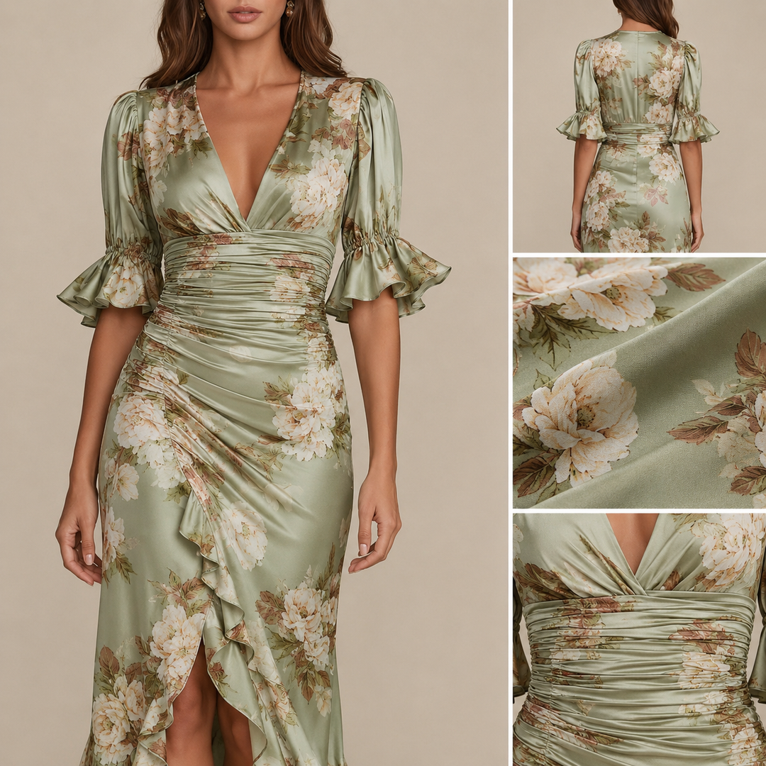 Florani® | LORETTA Elegant High-Low Maxi Dress