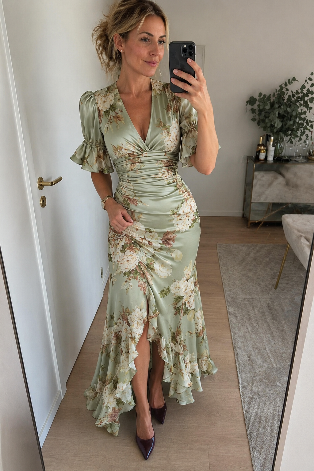 Florani® | LORETTA Elegant High-Low Maxi Dress