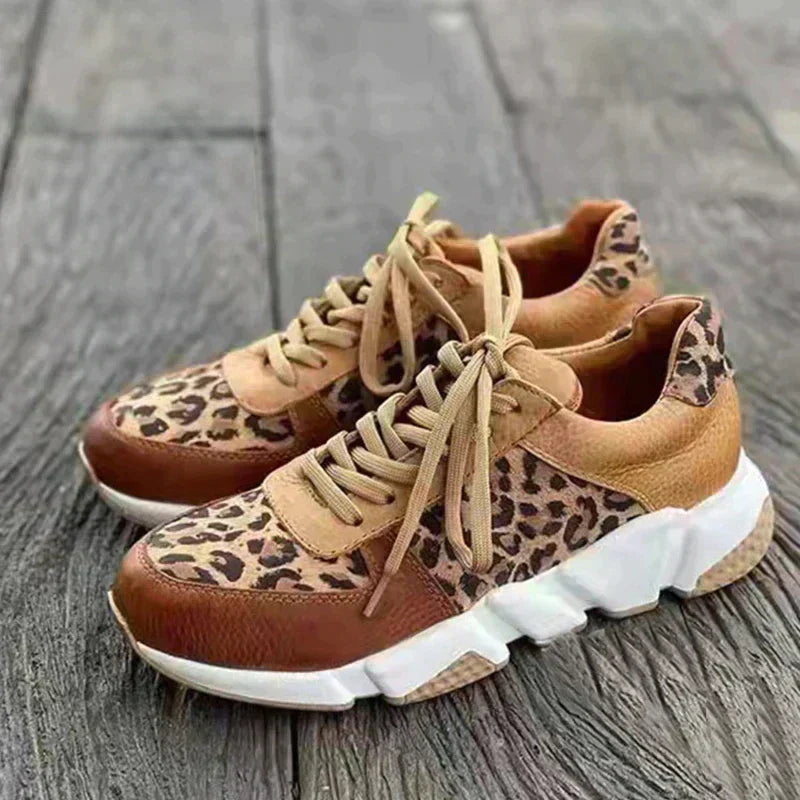 Ember | Comfortable Leopard Sneakers