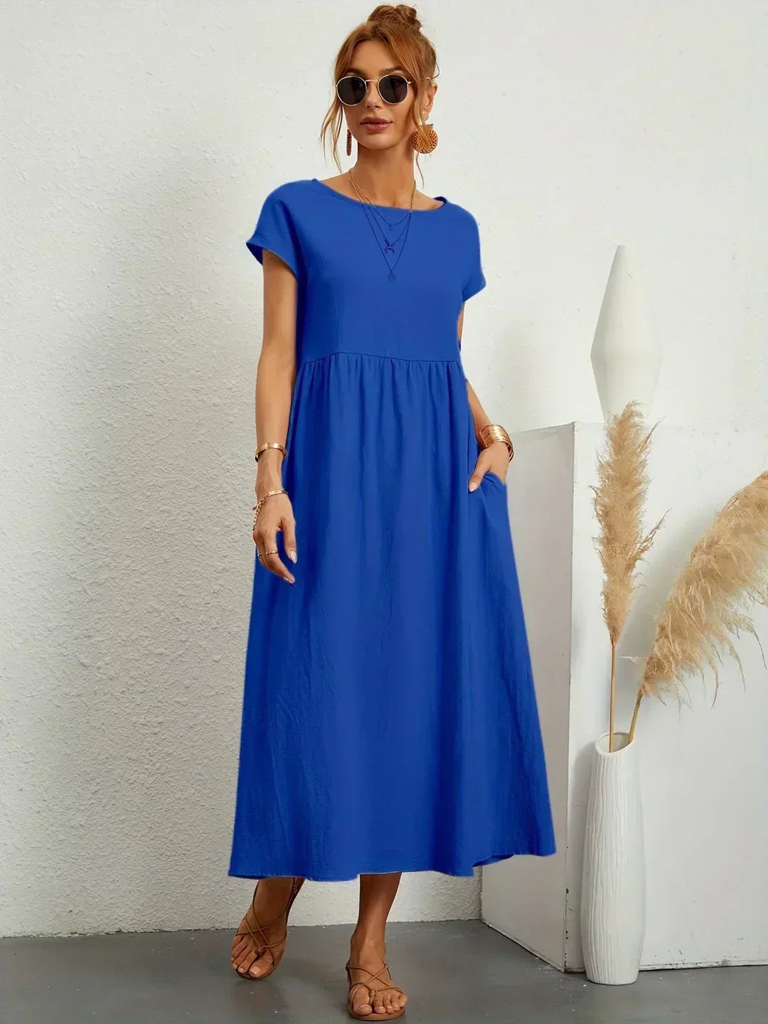 Florani® | ESTELLE Casual Midi Dress