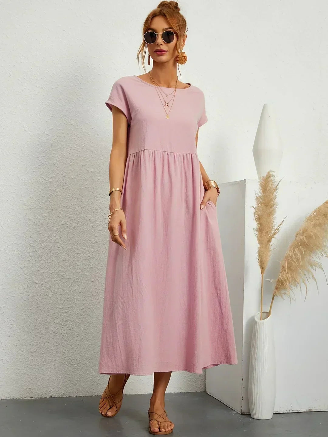 Florani® | ESTELLE Casual Midi Dress