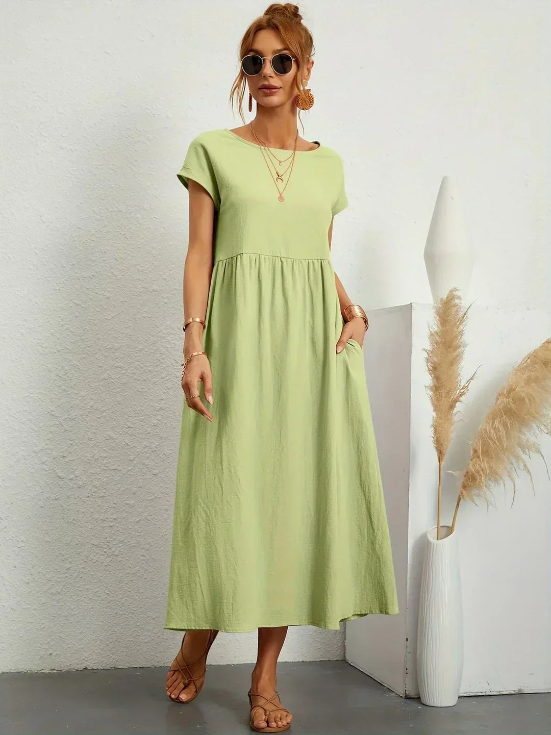 Florani® | ESTELLE Casual Midi Dress