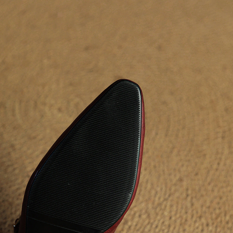 Thea Genuine Leather Mules