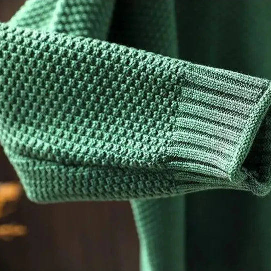 Lanoora - Relaxed Mock Neck Knit Sweater Ruth