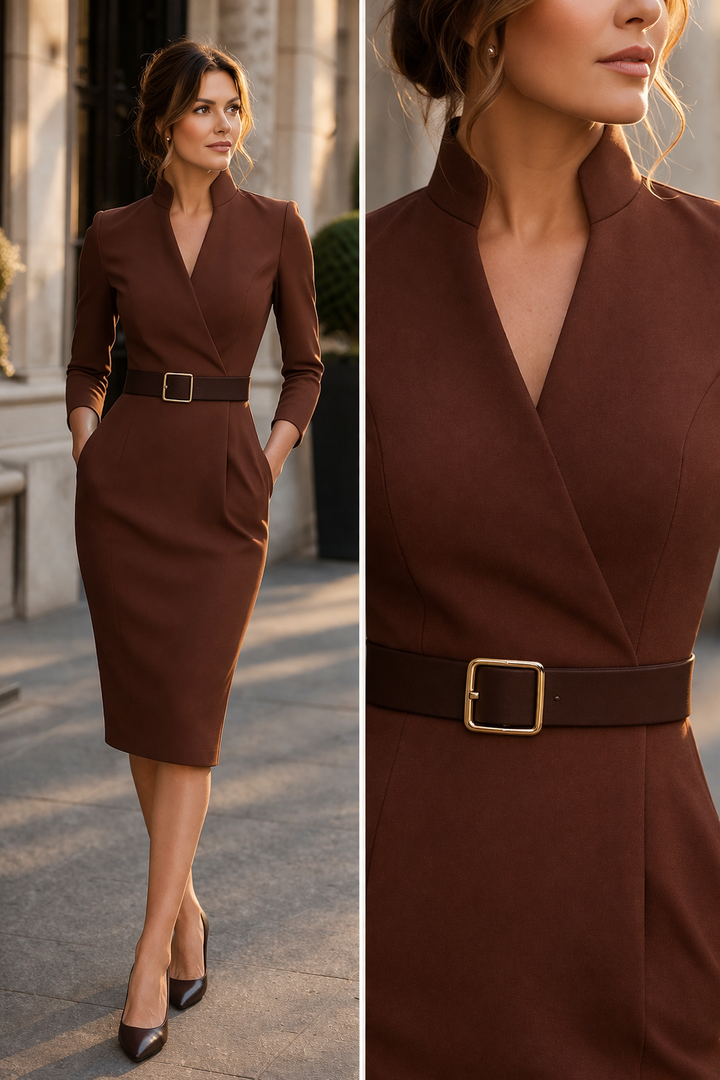 Florani® | JULIET Elegant Midi Dress