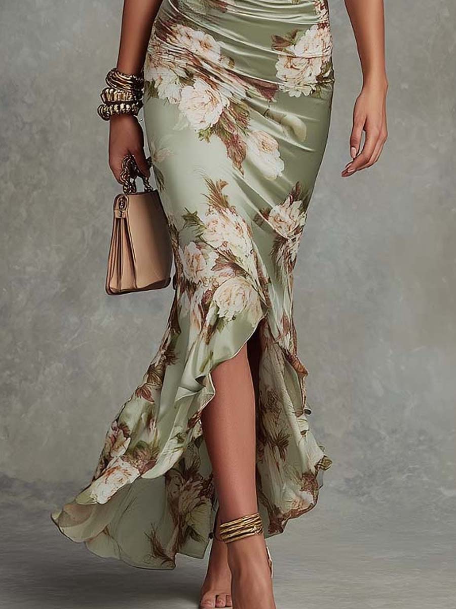 Florani® | LORETTA Elegant High-Low Maxi Dress